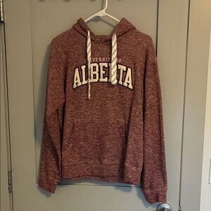 Pink University of Alberta Hoodie Size Medium EUC